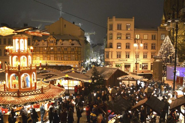 Schweriner Weihnachtsmarkt © Marieke Sobiech